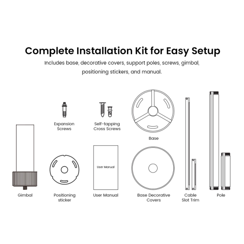 JMGO – Support de plafond pour support de projecteur pour N1S Ultimate/Infinity