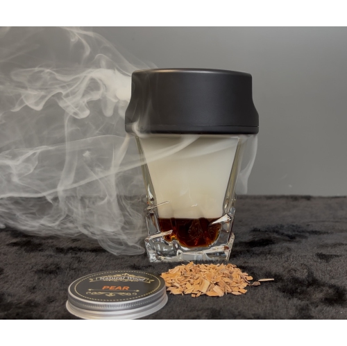 Whiskey Smoker Kit -Electric Cocktail Smoker Kit , Rechargeable Old Fashioned Smoker Kit, Drink Smoker Gifts for Men/Dad/Husband(Flavors Wood Chips