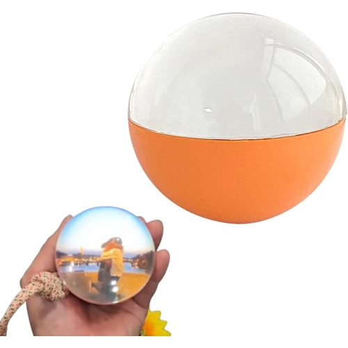 Boule de cristal 2.7&nbsp;po avec affichage électronique, sphère lumineuse personnalisée à mémoire numérique – Vidéos téléchargeables et photos