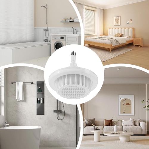 Ceiling Heater Fan Light – Bathroom Heat Lamp Fixture with Overhead Heating, Remote Control, Ideal for Bathrooms, Patios, and Indoor Spaces, Electric