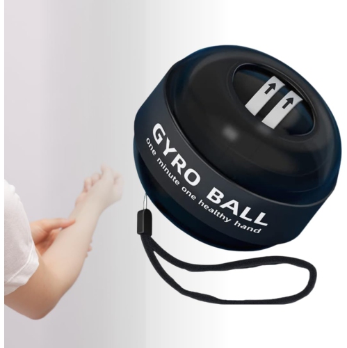Gyroscope Ball - Exerciseur pour avant-bras Gyroball, Renforce les muscles des bras, des doigts, des mains, des poignets et des os
