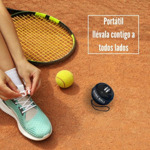 Gyroscope Ball - Exerciseur pour avant-bras Gyroball, Renforce les muscles des bras, des doigts, des mains, des poignets et des os