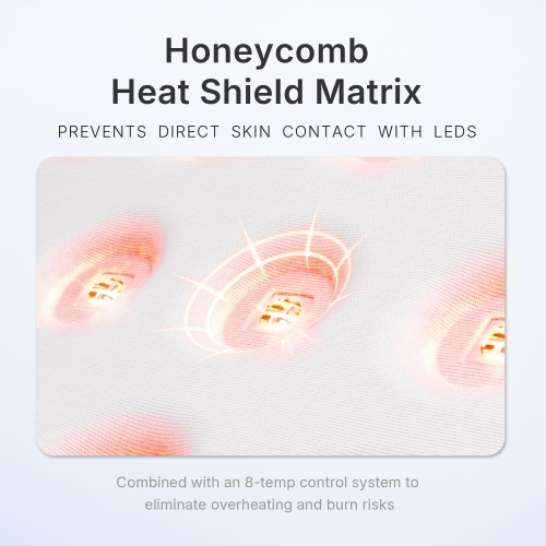 Led Mask Light Therapy,Red & Blue Light Therapy Mask for Acne and Wrinkles,Red Light Therapy Mask for Face with 4 Modes