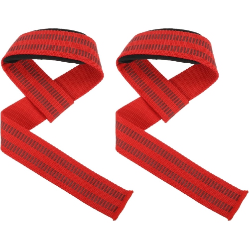 CHSSHA00  Weightlifting Wrist Straps, Polyester Cotton Latex Fitness Grip Wrist Straps, Suitable for Weightlifting Strength Training