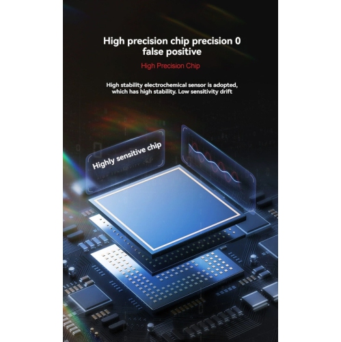 Carbon monoxide and gas alarm - Digital display, high-sensitivity audible alarm, carbon monoxide alarm, gas alarm, suitable for home/kitchen/camping