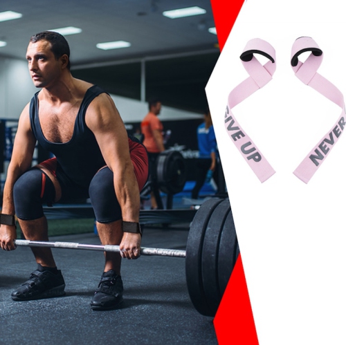 Weightlifting Wrist Straps, Supportive Weightlifting Wrist Straps for Men and Women with Thick Cotton Wrist Pads and Non-Slip Silicone for