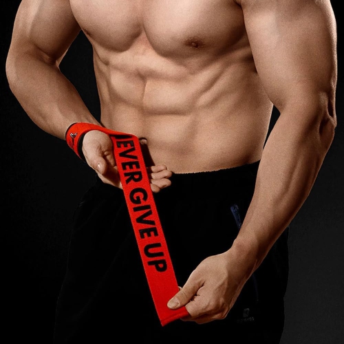 Weightlifting Wrist Straps, Supportive Weightlifting Wrist Straps for Men and Women with Thick Cotton Wrist Pads and Non-Slip Silicone for