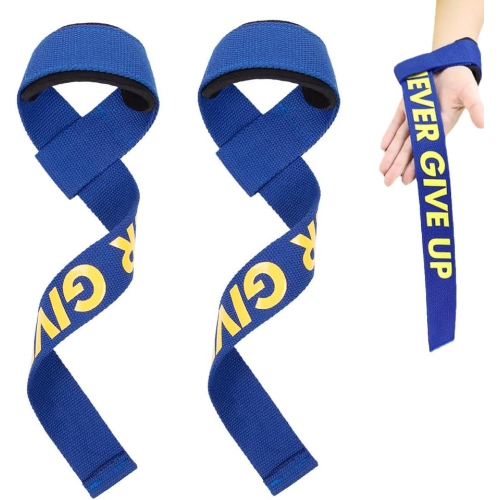 Weightlifting Wrist Straps, Supportive Weightlifting Wrist Straps for Men and Women with Thick Cotton Wrist Pads and Non-Slip Silicone for