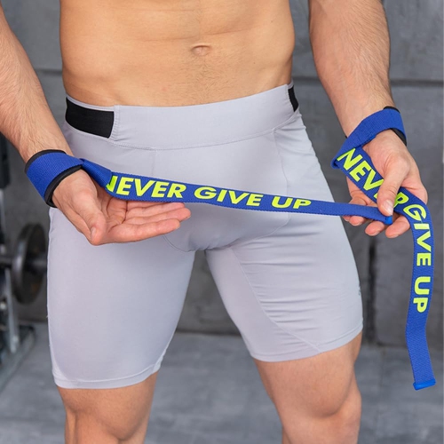 Weightlifting Wrist Straps, Supportive Weightlifting Wrist Straps for Men and Women with Thick Cotton Wrist Pads and Non-Slip Silicone for