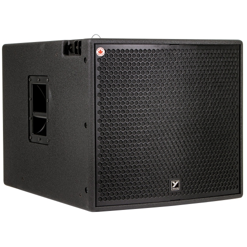 Haut-parleur d'extrêmes graves amplifié de 3000 W avec puissance crête 1 x 15 po de Yorkville Sound