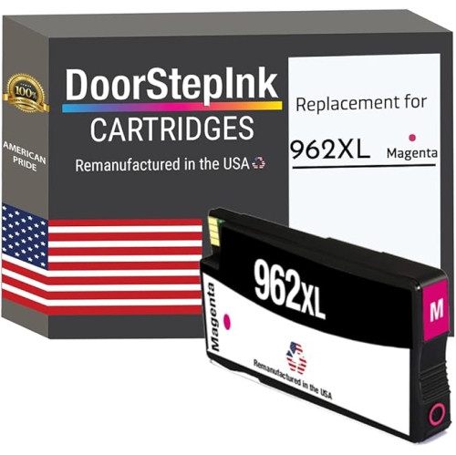 DOORSTEPINK  Brand for HP 962Xl (3Ja01An) Remanufactured In The Usa Ink Cartridge In Magenta