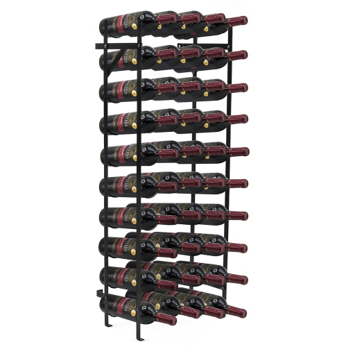 Sorbus 40-Bottle Freestanding Wine Rack Stand - Perfect Storage for Kitchen, Dining Room, Bar, or Wine Cellar