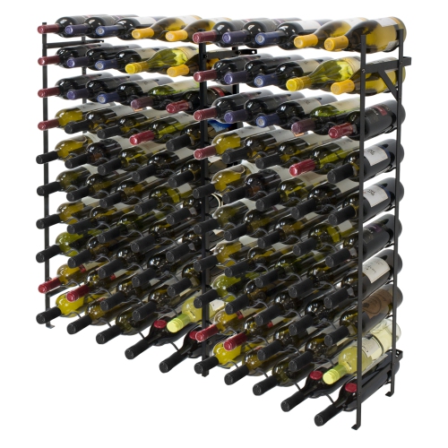 Sorbus 100-Bottle Wine Rack Stand - Timeless Design, Maximum Storage, Perfect for Wine Lovers and Limited Space