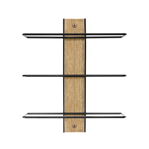 Sorbus 9 Bottle Mahogany Wood Wall Mounted Wine Rack - Perfect for Home Bar, Kitchen, Dining Room, Wall Wine Bottle