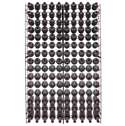 Support autonome pour 150 bouteilles de vin Sorbus - Rangement idéal pour la cuisine, la salle à manger, le bar ou le cellier à vin