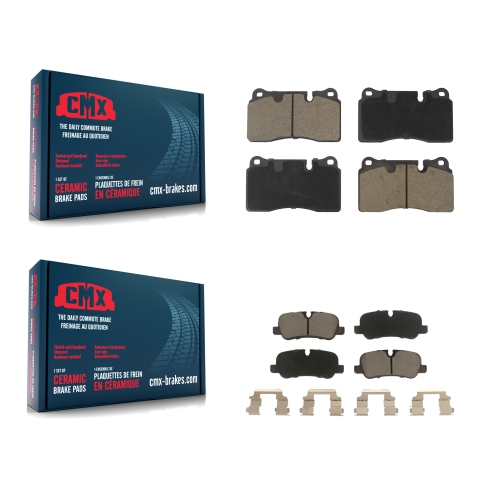 Front Rear Ceramic Brake Pads Kit For 2006-2009 Land Rover Range Supercharged KCX-100518