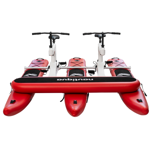 Nautiqua | BORACAY | Premium Catamaran Style Water Bike with Front Pad | 2 Person