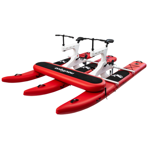 Nautiqua | BORACAY | Premium Catamaran Style Water Bike with Front Pad | 2 Person