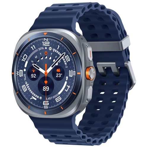 Boîte ouverte - Montre intelligente Galaxy Ultra 47&nbsp;mm LTE de Samsung - Bleu titane