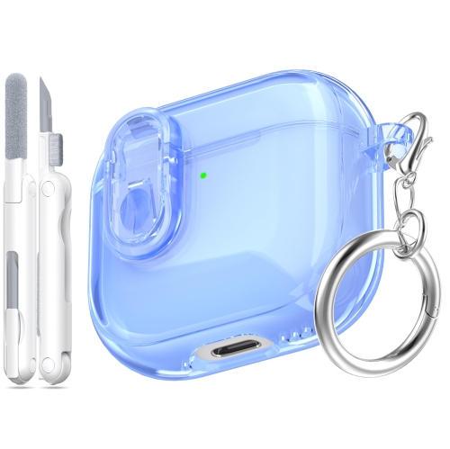 for AirPods 4th Generation Case Cover 2024, Military-Grade Shockproof, Soft TPU Highly Transparent Anti-Yellowing for AirPods 4 Case with Cleaning