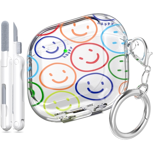 for AirPods 4th Generation Case Cover 2024, Military-Grade Shockproof, Soft TPU Highly Transparent Anti-Yellowing for AirPods 4 Case with Cleaning