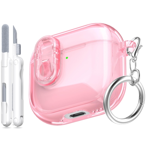 for AirPods 4th Generation Case Cover 2024, Military-Grade Shockproof, Soft TPU Highly Transparent Anti-Yellowing for AirPods 4 Case with Cleaning