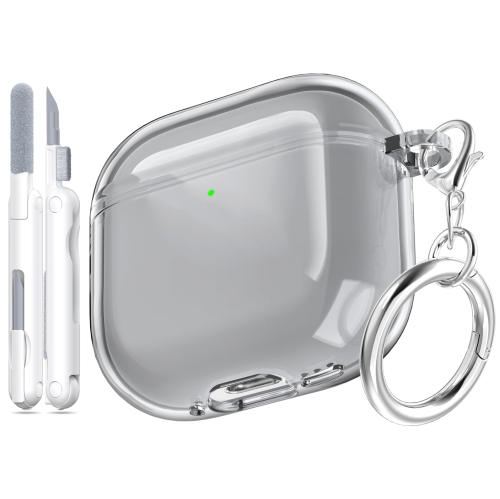 for AirPods 4th Generation Case Cover 2024, Military-Grade Shockproof, Soft TPU Highly Transparent Anti-Yellowing for AirPods 4 Case with Cleaning