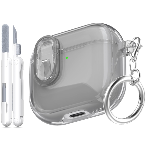 HLD  for Airpods 4Th Generation Case Cover 2024, Military-Grade Shockproof, Soft Tpu Highly Transparent Anti-Yellowing for Airpods 4 Case w Cleaning