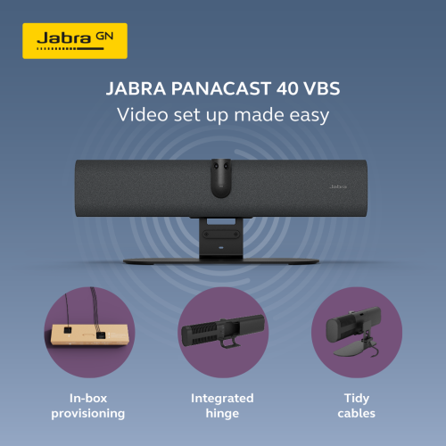 Barre vidéo Panacast 40 de Jabra - Communication unifiée