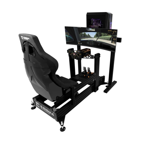 6 Sigma Sim Racing 6S-160 / Asetek Invicta Turnkey - 6s-160 chassis, GTR Seat, Asetek Invicta Bundle, 6S Custom PC, MSI 49inch Ultra Wide Monitor,