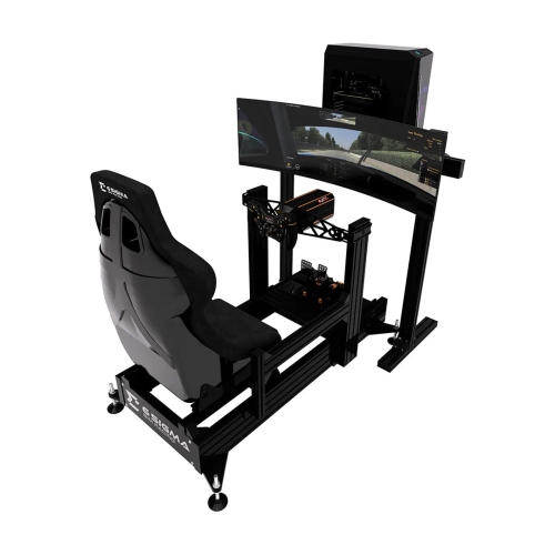 6 Sigma Sim Racing 6S-160 / Asetek Invicta Turnkey - 6s-160 chassis, GTR Seat, Asetek Invicta Bundle, 6S Custom PC, MSI 49inch Ultra Wide Monitor,