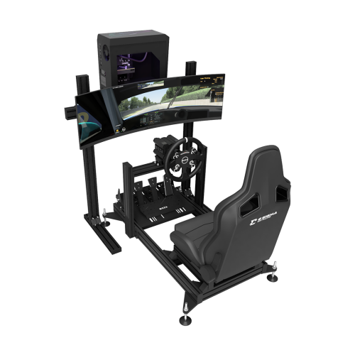 6 Sigma Sim Racing 6S-80 Chassis and MOZA R12 V2 Turnkey - 6s-80 chassis, RSSeat, MOZA R12/CS/CRP2 Bundle, 6S Custom PC, MSI 49inch Ultra Wide