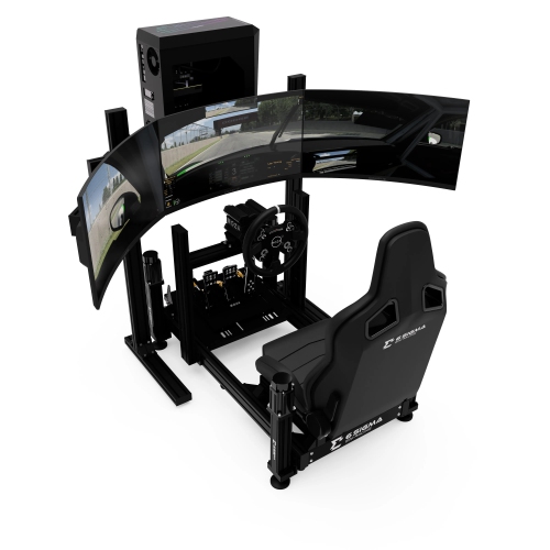 6 Sigma Sim Racing 6S-80 Chassis and MOZA R9 V3 Turnkey - 6s-80 chassis, RSSeat, MOZA R9/CS/CRP2 Bundle, 6S Custom PC, MSI 49inch Ultra Wide Monitor,