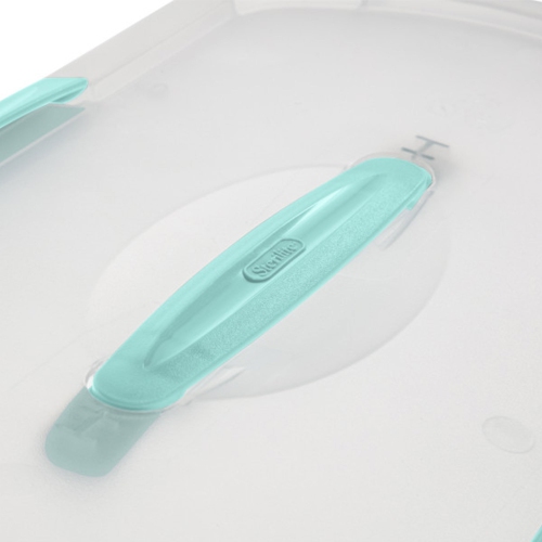 Sterilite 18748606 Medium Nesting ShowOffs Clear File Box w/ Latches