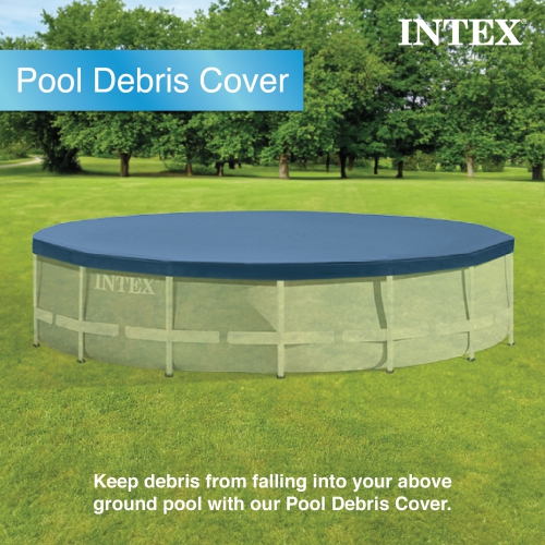 Intex – Bâche de piscine hors terre ronde de 15 pi 28032E,