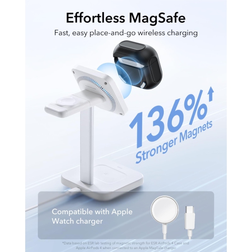 for AirPods 4 Case, Compatible with AirPods 4th Generation Case (USB-C), Compatible with MagSafe, Drop Protection Cover with Lanyard, Magnetic Lid