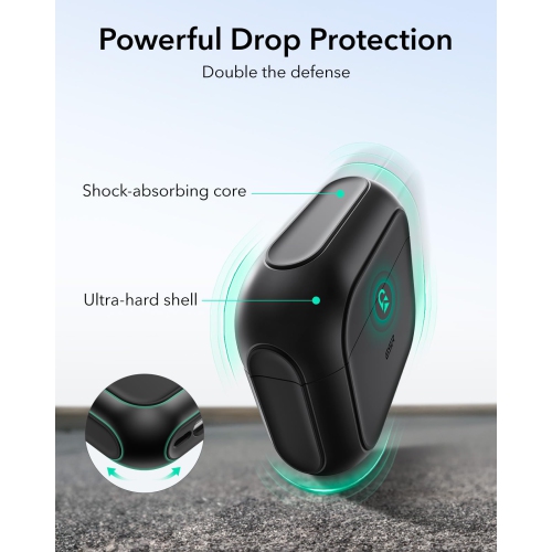 for AirPods 4 Case, Compatible with AirPods 4th Generation Case (USB-C), Compatible with MagSafe, Drop Protection Cover with Lanyard, Magnetic Lid