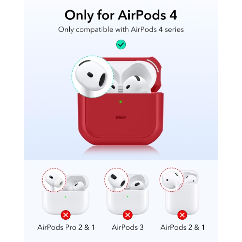 for AirPods 4 Case, Compatible with AirPods 4th Generation Case (USB-C), Compatible with MagSafe, Drop Protection Cover with Lanyard, Magnetic Lid
