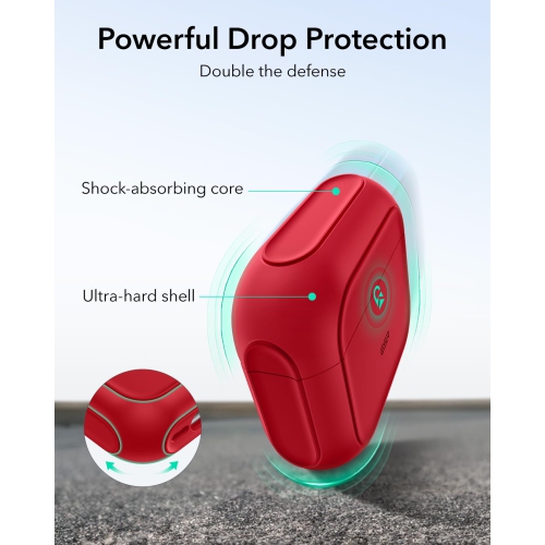 for AirPods 4 Case, Compatible with AirPods 4th Generation Case (USB-C), Compatible with MagSafe, Drop Protection Cover with Lanyard, Magnetic Lid