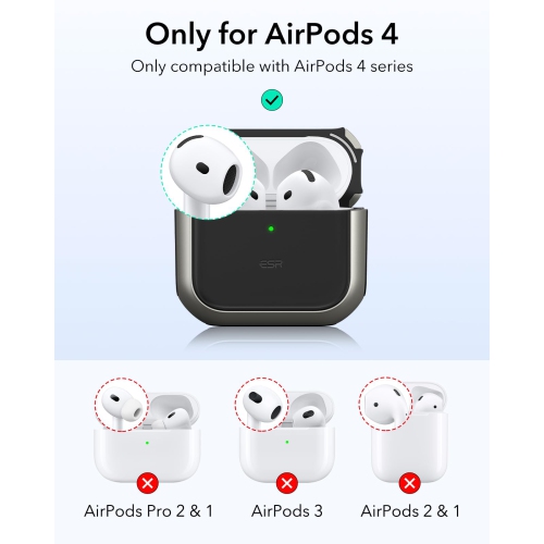 for AirPods 4 Case, Compatible with AirPods 4th Generation Case (USB-C), Compatible with MagSafe, Drop Protection Cover with Lanyard, Magnetic Lid