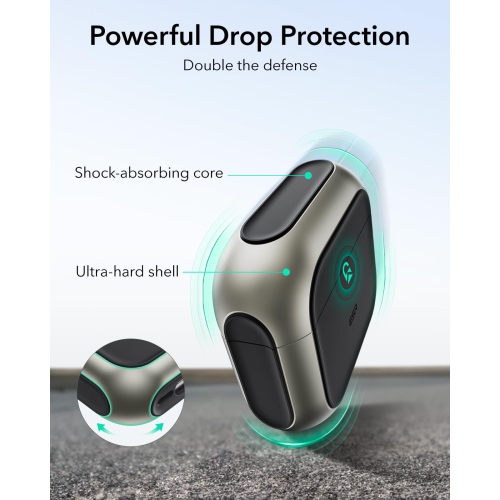 for AirPods 4 Case, Compatible with AirPods 4th Generation Case (USB-C), Compatible with MagSafe, Drop Protection Cover with Lanyard, Magnetic Lid