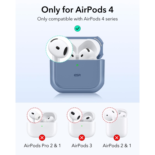 for AirPods 4 Case, Compatible with AirPods 4th Generation Case (USB-C), Compatible with MagSafe, Drop Protection Cover with Lanyard, Magnetic Lid