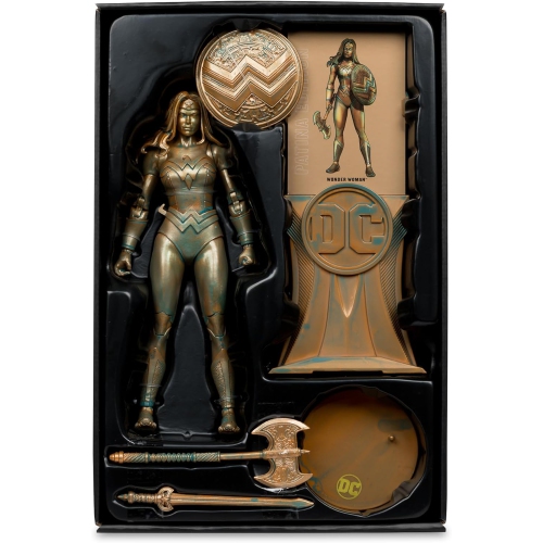 DC  Multiverse Classic 7 Inch Action Figure Exclusive - Wonder Woman Patina Edition Label In Gold