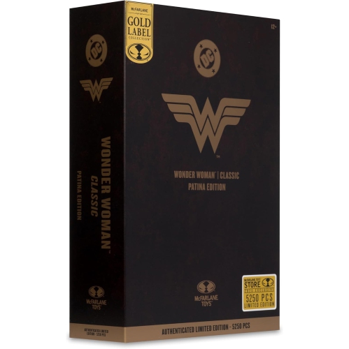 DC Multiverse Classic 7 Inch Action Figure Exclusive - Wonder Woman Patina Edition Gold Label