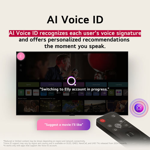 Téléviseur intelligent avec IA webOS HDR QNED UHD 4K de 55 po QNED70 de LG (55QNED70AUA.ACC) - 2025 - Exclusivité de Best Buy