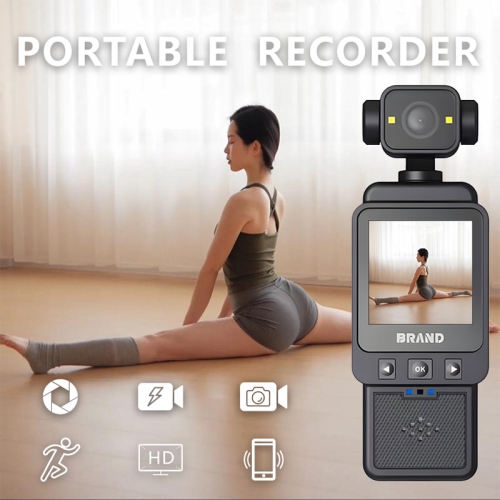 1080P WiFi Sports Wearable Camera Travel Bicycle Driver Recorder Pocket Camera for Motorcycle and Vlogging