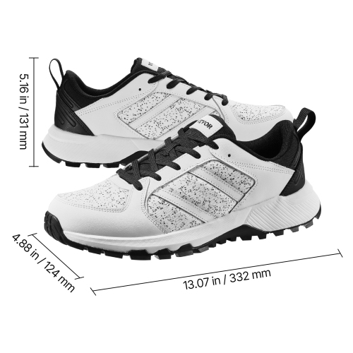VEVOR US Size 12 Cross Training Shoes, W Width Sneakers, Wide Toe Box Shoes with Arch Support & Adjustable Lace-up, Training Shoes for Running,