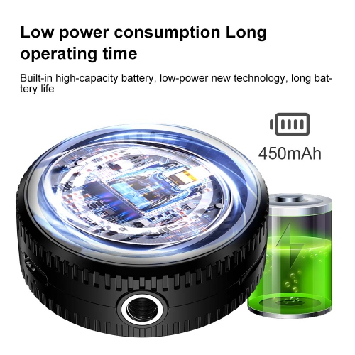 Surveillance Camera, 1080p HD Round Security Camera, Infrared Night Vision, Motion Detection, 2.4G WiFi Connection, Built-in 450mAh Battery - with