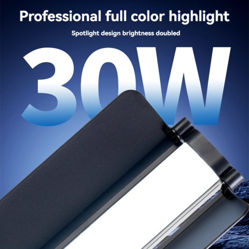 Portable Handheld LED Photography Light Stick - 30W Full-Color RGB, Built-in High-Energy Lithium Battery, CCT Dual Color Temperature Modes, LED