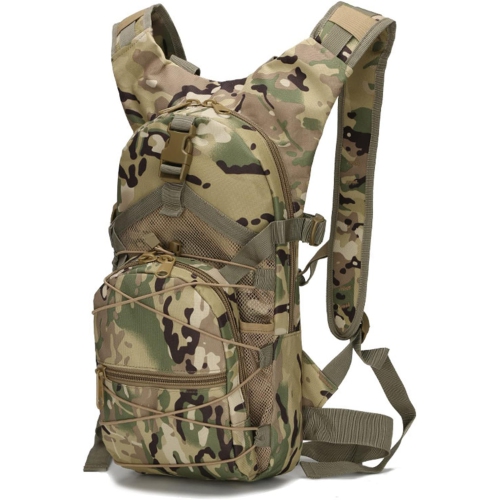 Military Molle Tactical Backpack,Outdoor Travel 15L Waterproof Oxford MOLLE Army Backpack, Breathable daypack Bag for Climbing Trekking Hiking